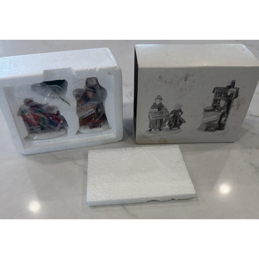 Dept 56 Christmas Bazaar Woolens Preserves 56595 New In Org Box VTG 90s Retired